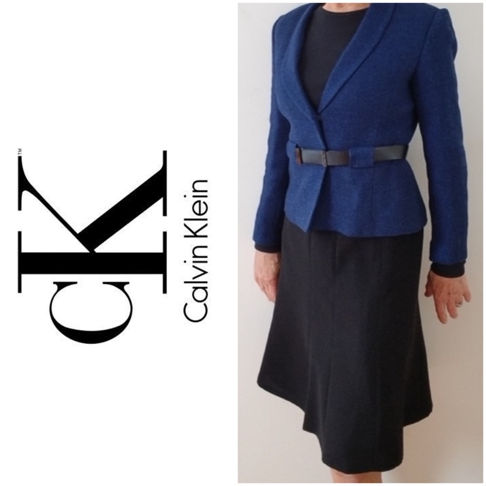 NWT Calvin Klein Sapphire/ Black 2 Piece Set